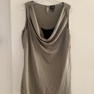 Women’s Olive and Black Top